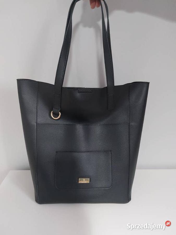 torebka Peterson czarna shopperka skóra Poznań sprzedam