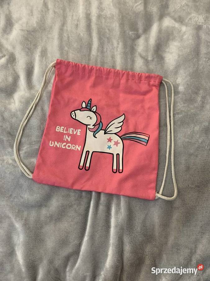 Worek plecak na buty na WF unicorn jednorożec Jasło sprzedam