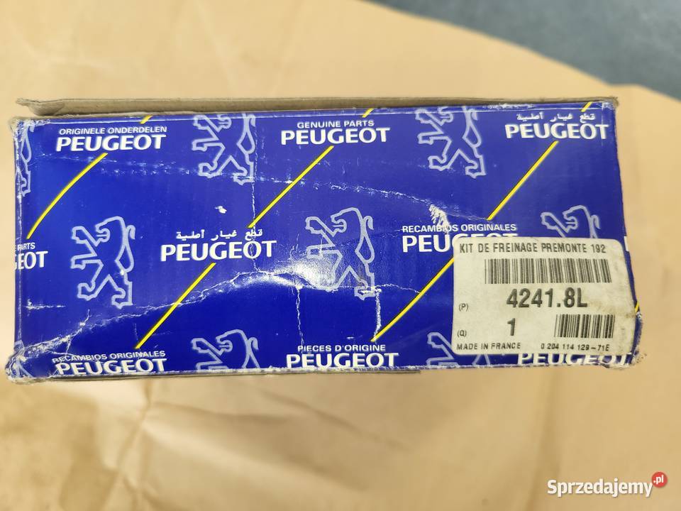 Peugeot 206 206 Nowe BOSCH szczęki hamulcowe osobowe Piaseczno