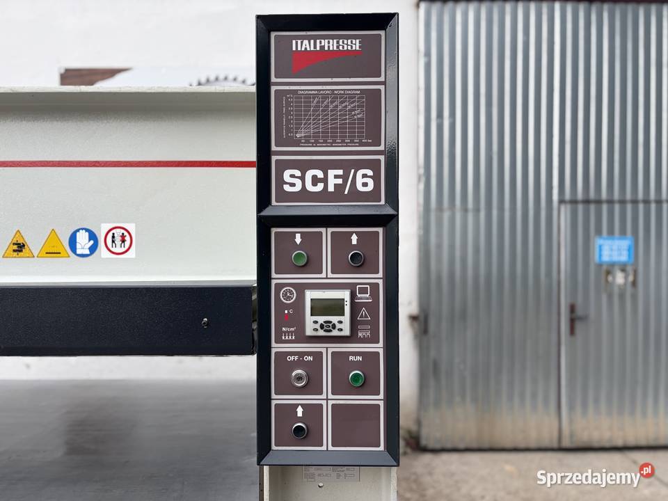 Prasa półkowa do fornirowania ITALPRESSE SCF 6 Kalwaria Zebrzydowska