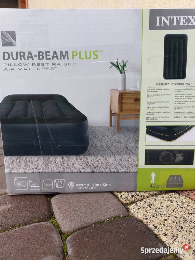 Materac dmuchany INTEX 191x99x42 z wbudowaną Dąbrowa Rusiecka