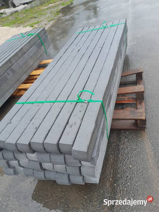 Słupki betonowe 26m i 22m