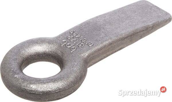 Ucho zaczepu do wspawania 65x28 mm 50 mm BE6528