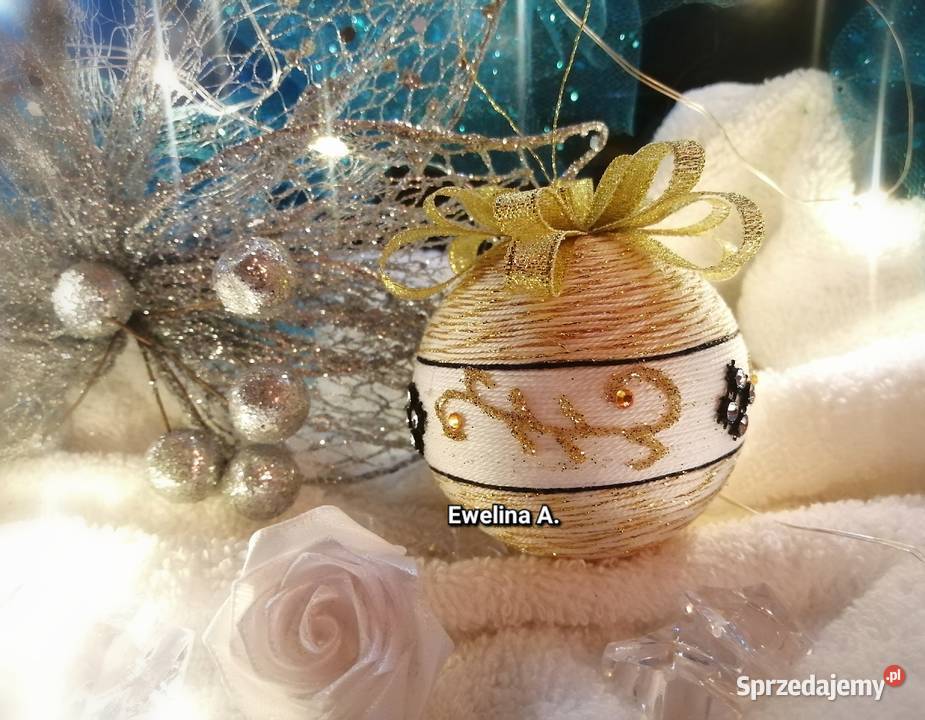 Bombka 8 6 5 4 handmade ręcznie robiona podkarpackie sprzedam