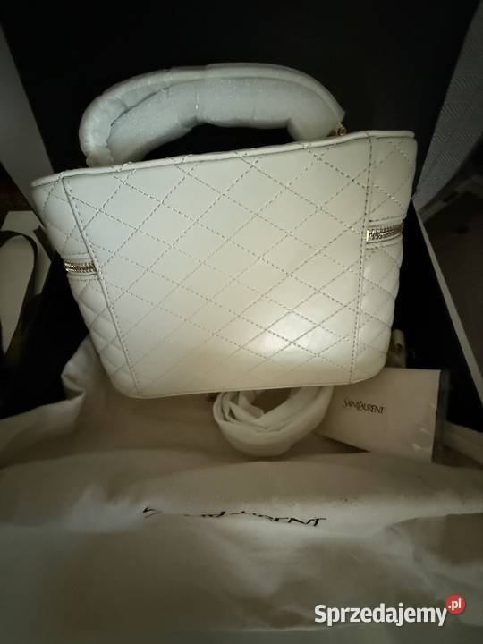 Premium Torebka kuferek Saint Laurent Gaby skóra Kuferek  Wrocław