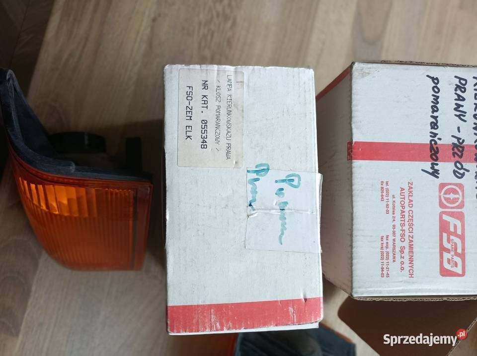 Nowe FSO kierunkowskazy pomarańczowe caro atu sprzedam
