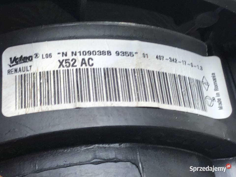 WENTYLATOR DMUCHAWA NAWIEWU DACIA DUSTER podkarpackie