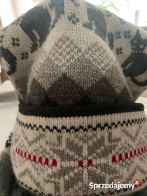Komplet czapka z szalikiem dzianinowa damska Częstochowa