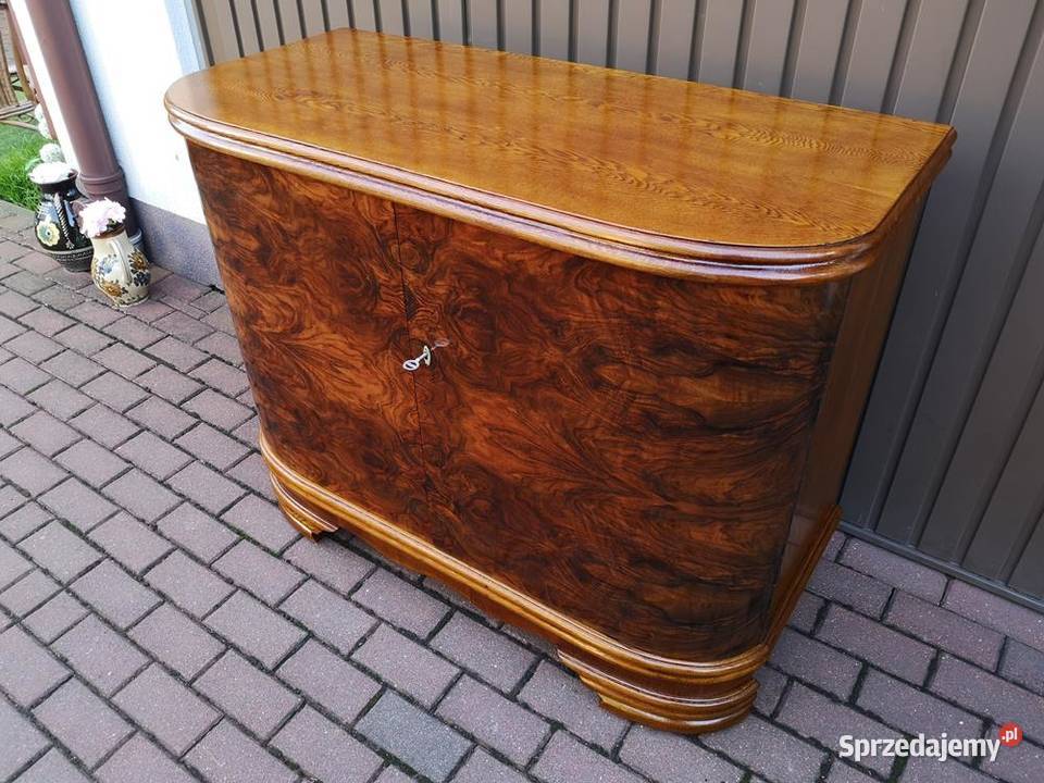 Komoda ARTDECO OrzechDąb Zgrabna Stara Antyk wielkopolskie Swarzędz sprzedam