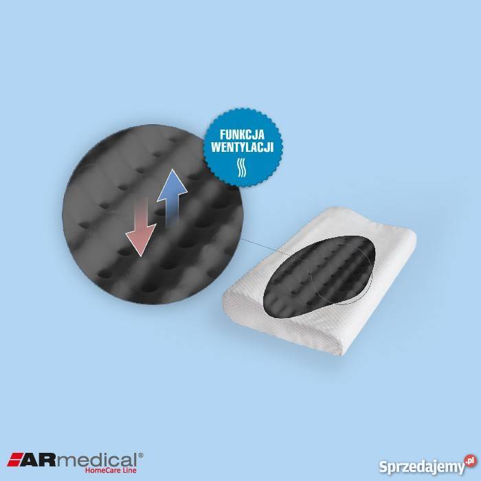 Poduszka orto50x30x10 profilowana wentylo Bamboo Kielce