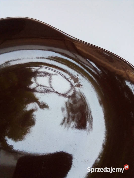 brązowy zestaw talerzy Ryszard Pruszków porcelit Częstochowa