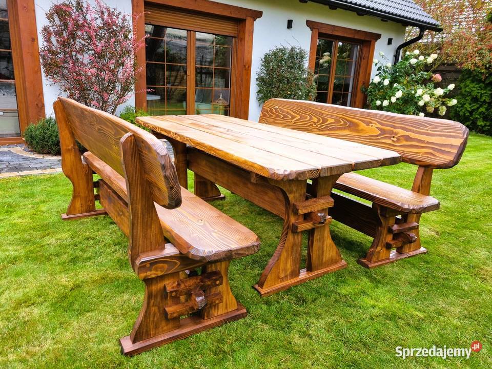 Meble do ogrodu ogródka drewniane taras ogrodowe Zestawy mebli ogrodowych opolskie Chrząstowice