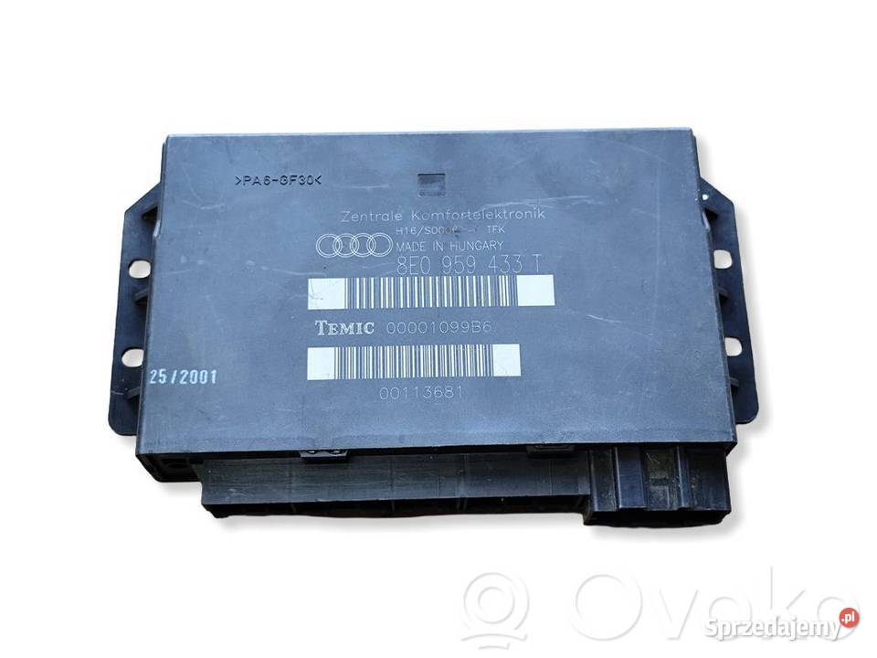 Audi A4 S4 B6 B7 STEROWNIK KOMPUTER MODUŁ