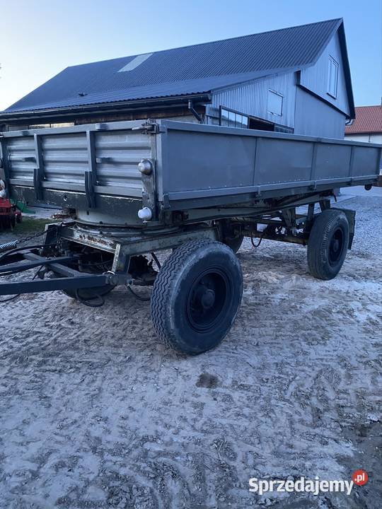 Przyczepa wywrotka D55 Sanok 3 stronny kiper Przyczepy rolnicze świętokrzyskie Bodzentyn