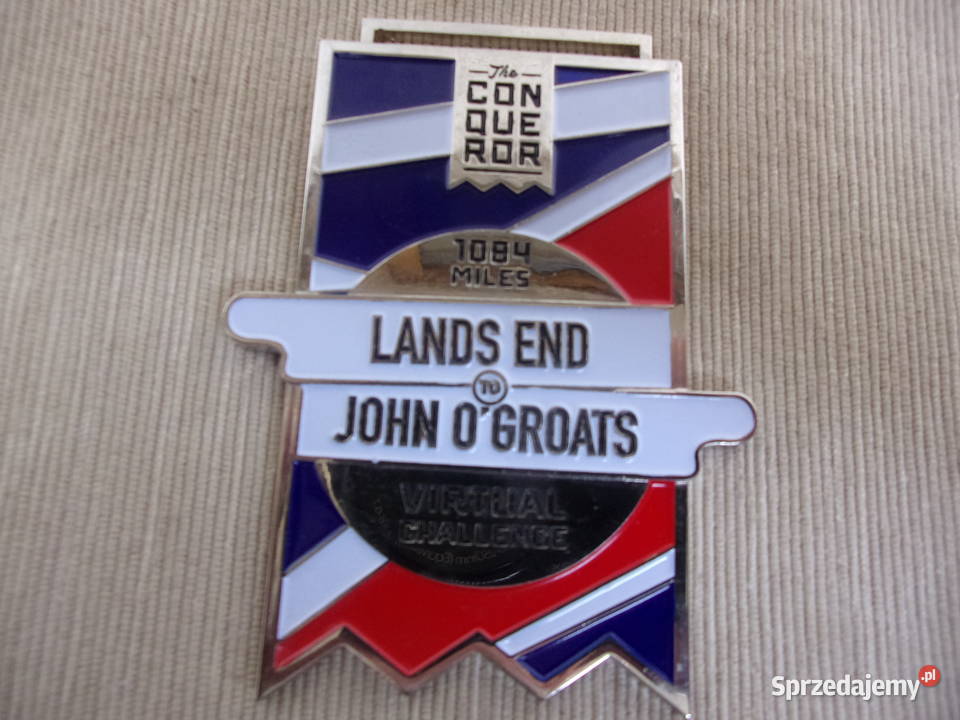 2 x Angielskie Medale wirtualnego wyzwania ROUTE Warszawa