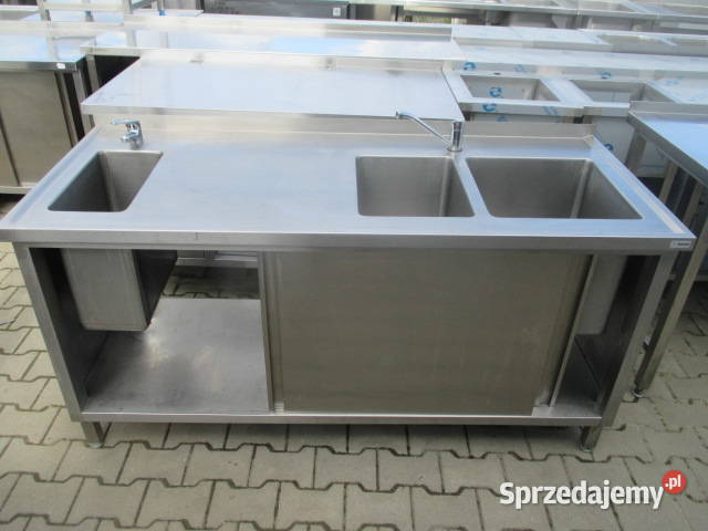 Zlew Gastronomiczny 3 Komorowy Z Drzwiami Ostrów Wielkopolski sprzedam