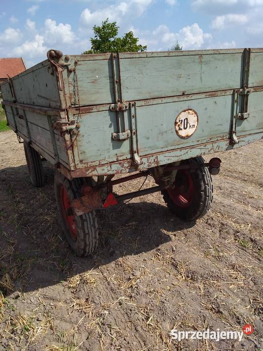 Przyczepa rolnicza niemiecka Przyczepy rolnicze Gostyń sprzedam