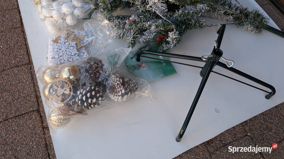 Choinka sztuczna Dewur 150 ozdoby oświetlenie Jadowniki