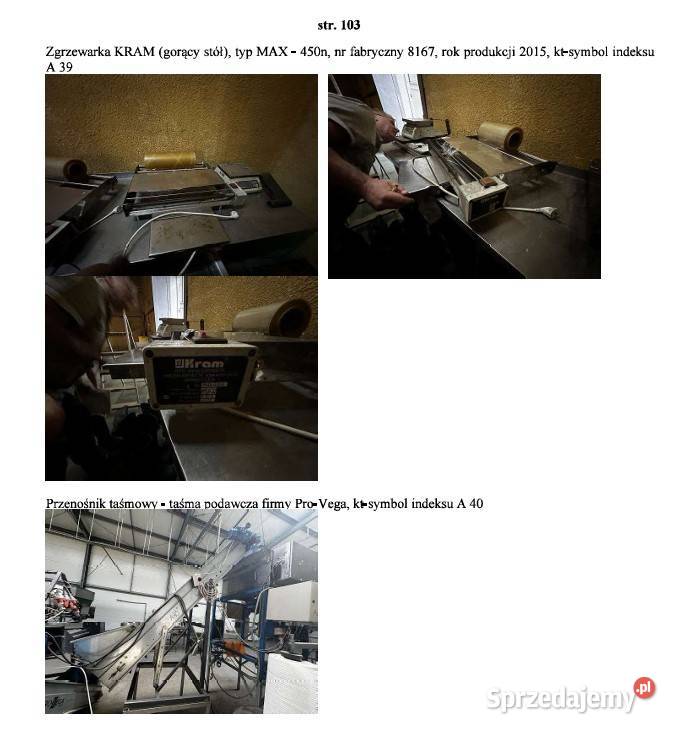 Syndyk sprzeda ruchomości Pozostałe Obrażejowice