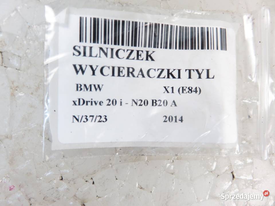 SILNICZEK WYCIERACZKI TYŁ BMW X1 E84 2990856