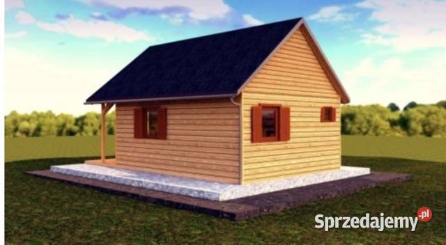 Domek drewniany letniskowy całoroczny 5m8m 20mm