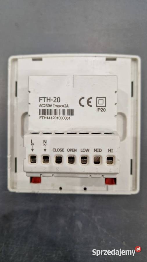 Czujnik regulator temperatury Ferono FTH20 Dom i Ogród Świętochłowice