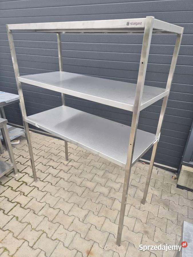 Solidny Regał Gastronomiczny Stal Nierdz 3 Półki Ostrów Wielkopolski