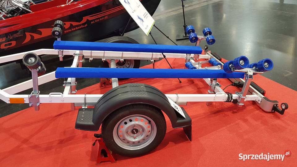 Przyczepa podłodziowa skuter płozy łoża 180 Plewiska sprzedam
