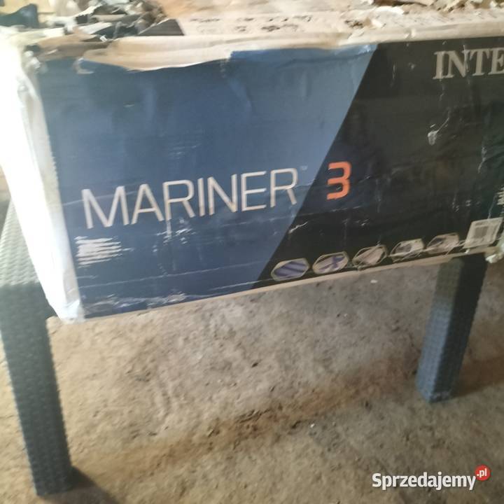 Ponton dmuchany INTEX Mariner 3 3 osób zestaw Rzeszów sprzedam