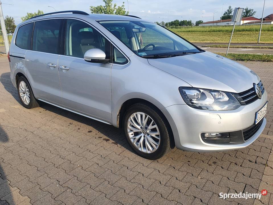 Volkswagen Sharan DSG 7 osobowy Tempomat Aktywny elektrochrom. lusterka boczne Wrocław sprzedam