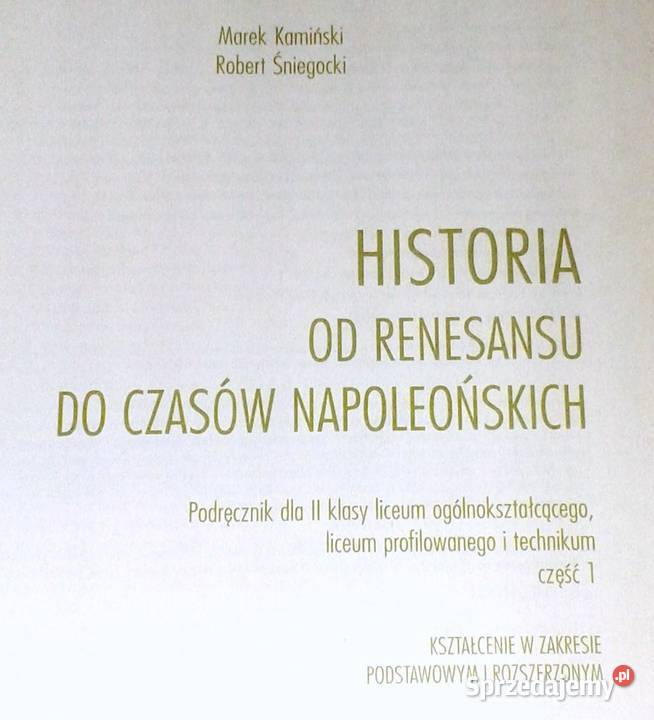 Historia 2 cz 1 renesansu do czasów Chełm