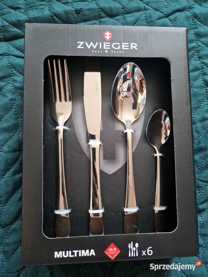 NOWY Zestaw sztućców ZWIEGER Multima 24 elementy dolnośląskie Wrocław