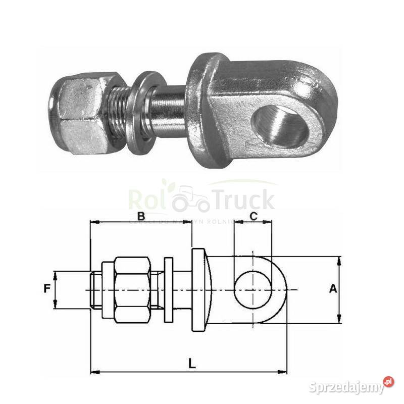 ŚRUBA STABILIZATORA TUZ M20x25 C021312 Kolno