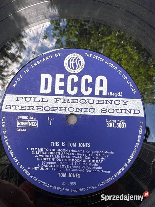 Tom Jones This Is Tom Jones UK LP Decca SKL5007 Poznań