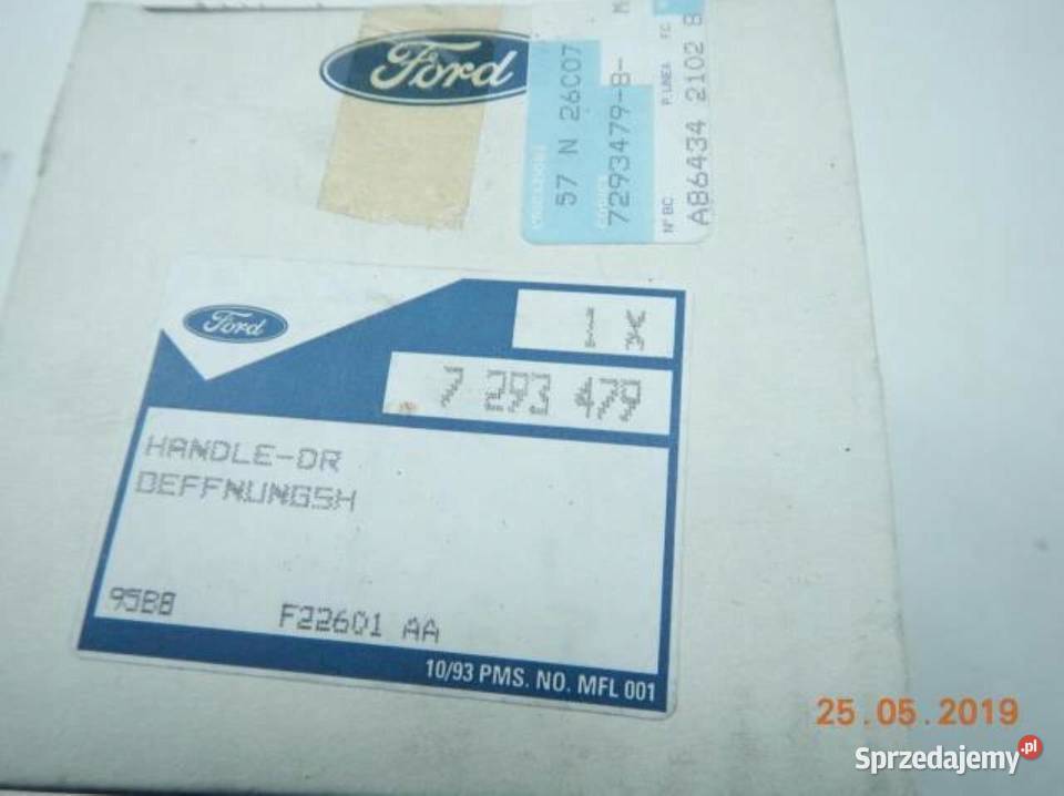 KLAMKA WEWNĘTRZNA LEWY PRZÓD FORD MONDEO 9200 osobowe lubelskie