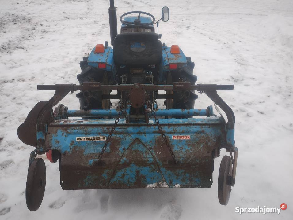 Mini traktorek 4x4 z glebogryzarką Mitsubishi Napęd 4x4 Słowiki Stare