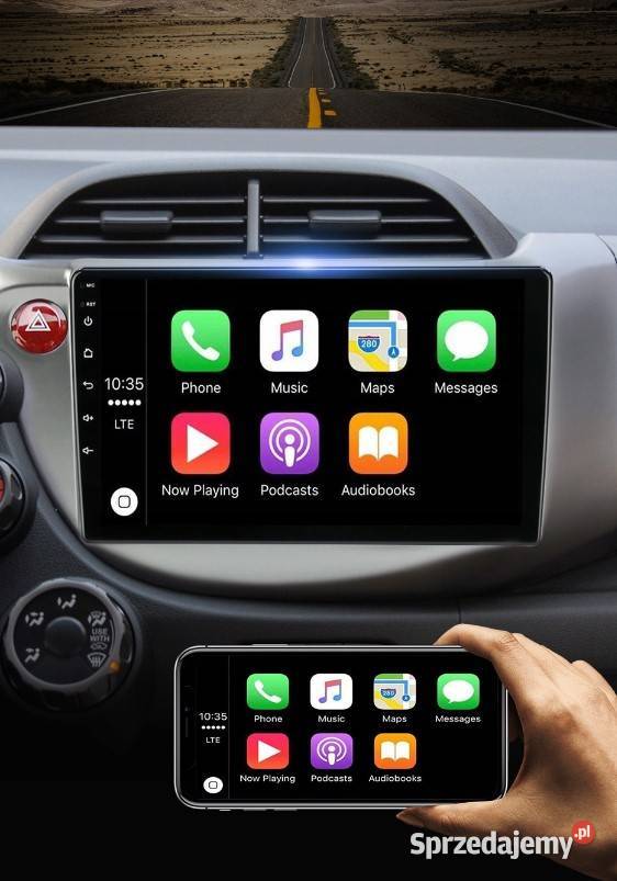 RADIO NAWIGACJA GPS HONDA JAZZ III 0714 ANDROID Wyposażenie wnętrza