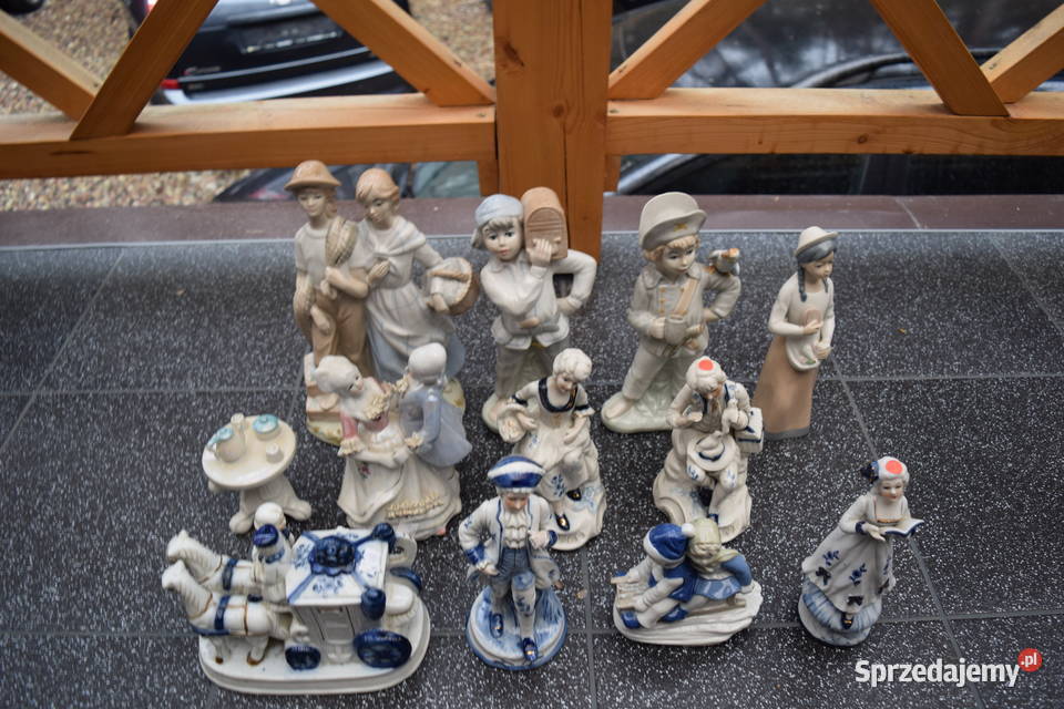 FIGURKI Porcelanowe Antyk 12 Sztuk Okazja Porcelana i szkło warmińsko-mazurskie Olsztyn