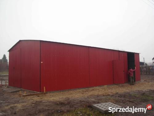 Hala Magazyn Wiata 8x12 Garaż Garaże Promocja śląskie Racibórz