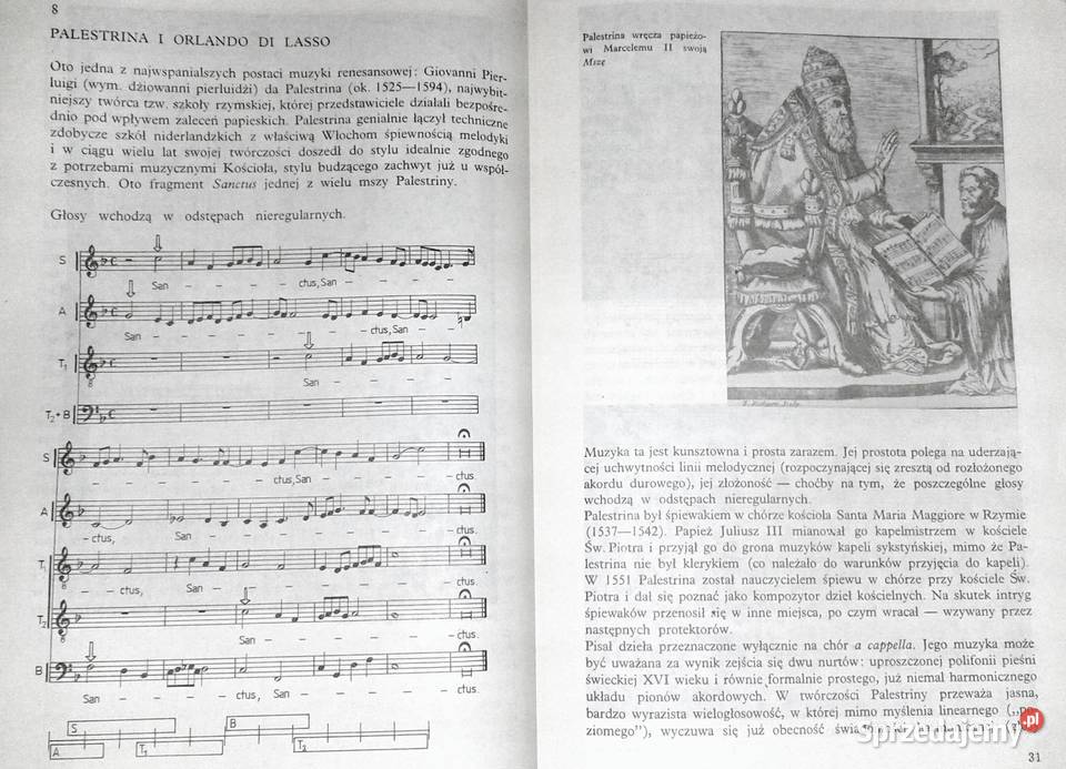 Muzyka Dzieje kultury muzycznej kl 13 Bogusław lubelskie Chełm sprzedam