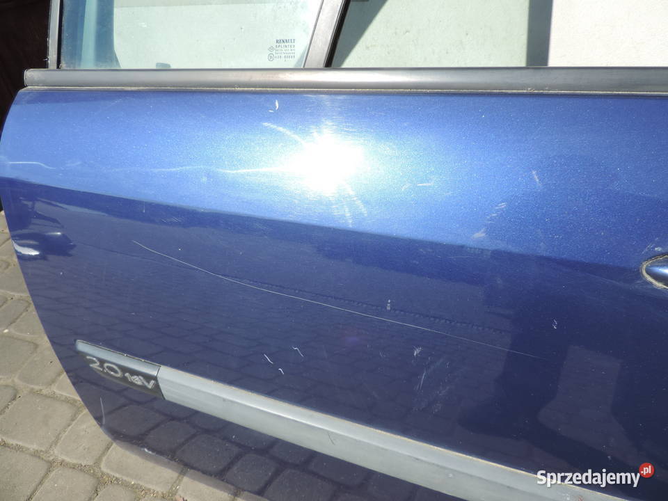 DRZWI LEWY PRZÓD RENAULT SCENIC 2 LAKIER TEF43