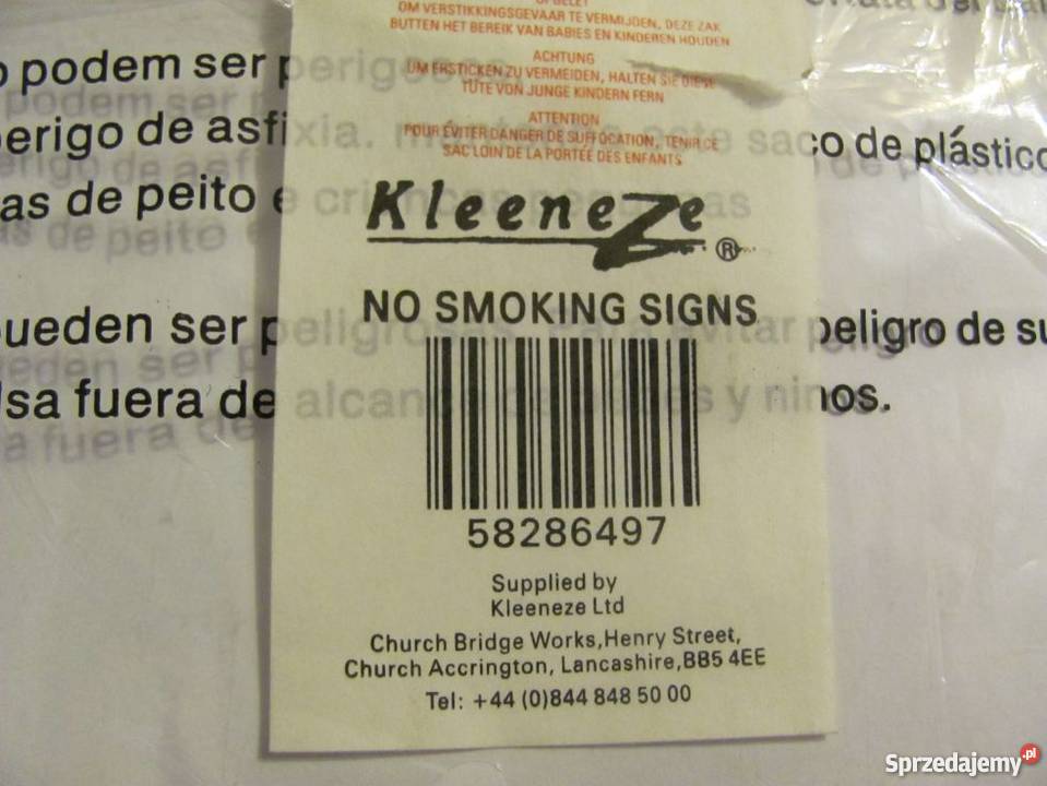 naklejki zakaz palenia 19x19 2 sztuki 95x95 4 Zamość