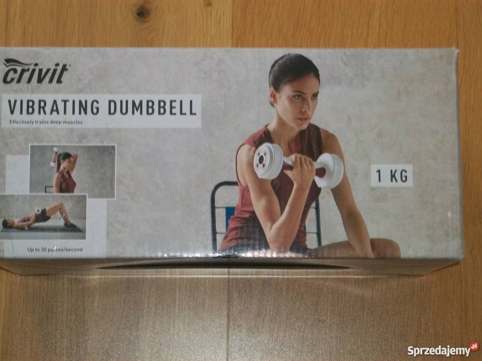 OKAZJA Hantel elektroniczny fitness z wibracją Sprzęt do ćwiczeń Łódź sprzedam