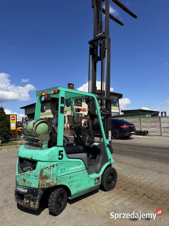 wózek widłowy MITSUBISHI FG18N 1800 Triplex 47m Działoszyn sprzedam