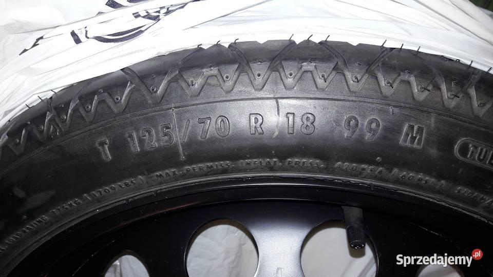 Koło dojazdowe zapas dojazdówka z oponą T125 Głuchołazy sprzedam