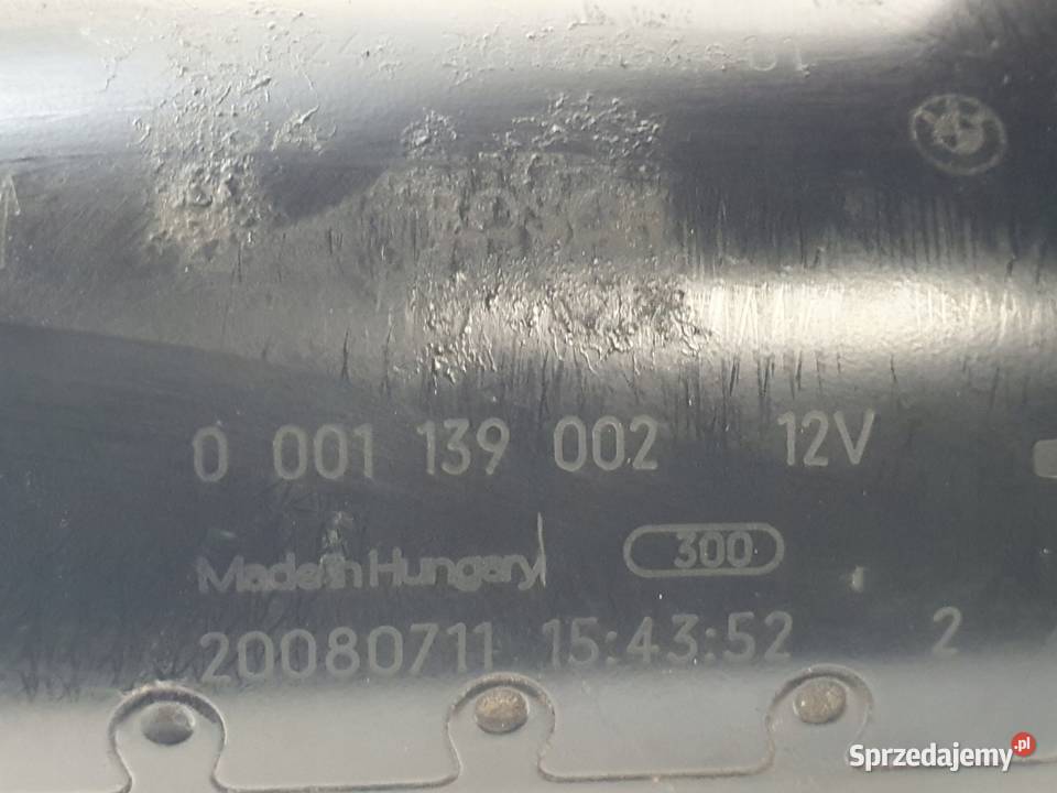 ROZRUSZNIK BMW E87 E90 E91 20 D bosch 0001139002 Układ elektryczny, zapłon Chełm