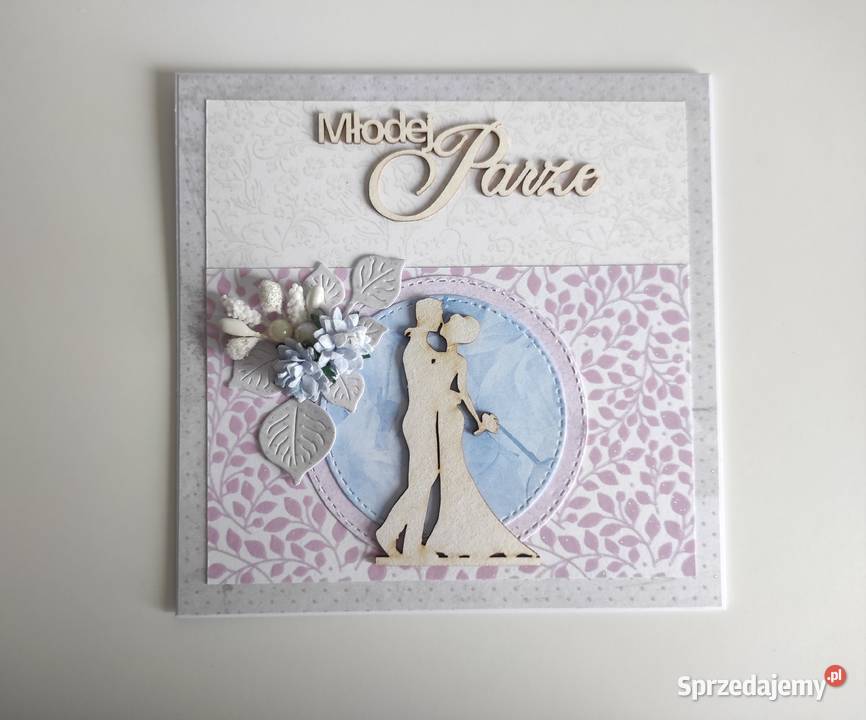 Kartka okolicznościowa ręcznie robiona na ślub Łódź