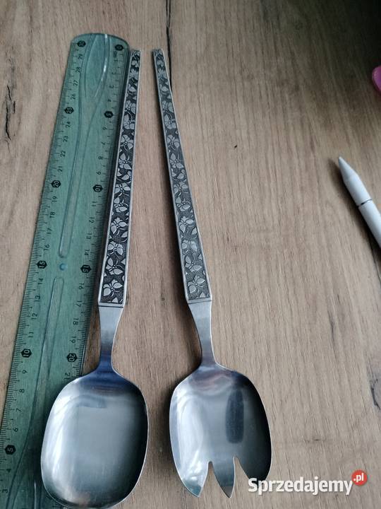 Łyżki długie stołowe w motyle do mieszania sałat Choszczno