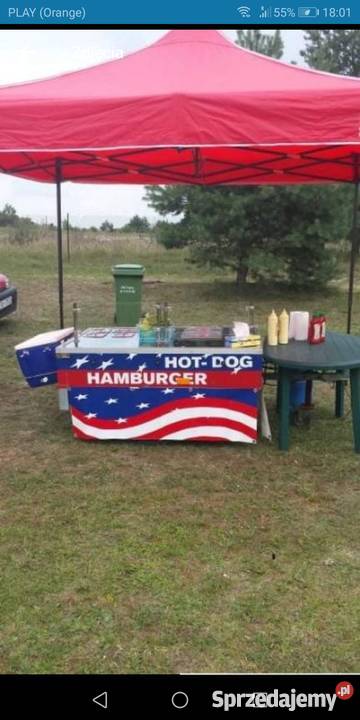 Przyczepka wózek hotdog okazja zarejestrowana