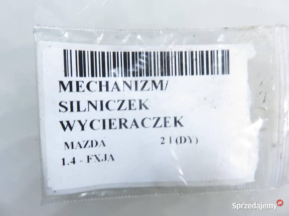 MECHANIZM WYCIERACZEK MAZDA 2 I DY